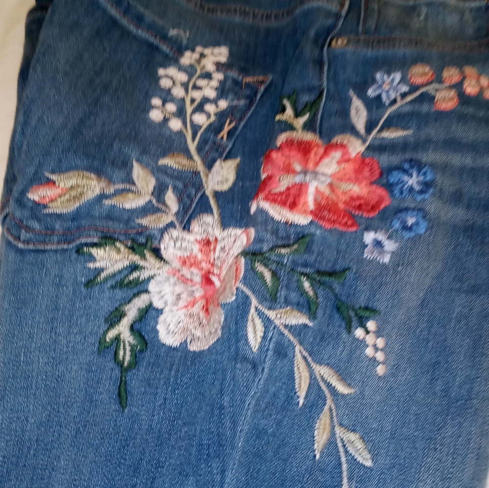 Express Embroidered Jeans - Picture 7 of 13